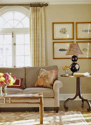 New Home Interior Design: Living Room Color Schemes