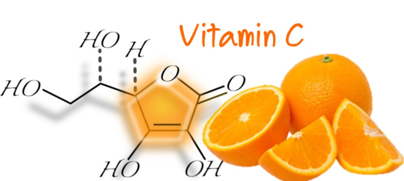 Vitamin C dissolves well in water. 