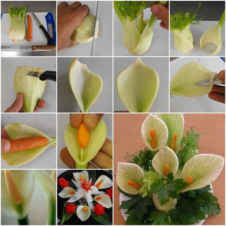 FIVE VEGETABLE DECORATIONS TUTORIALS Fashiontrends4everybody