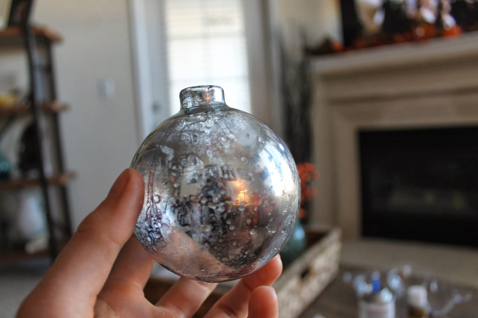 Wonderfully Made DIY Mercury Glass Ornaments