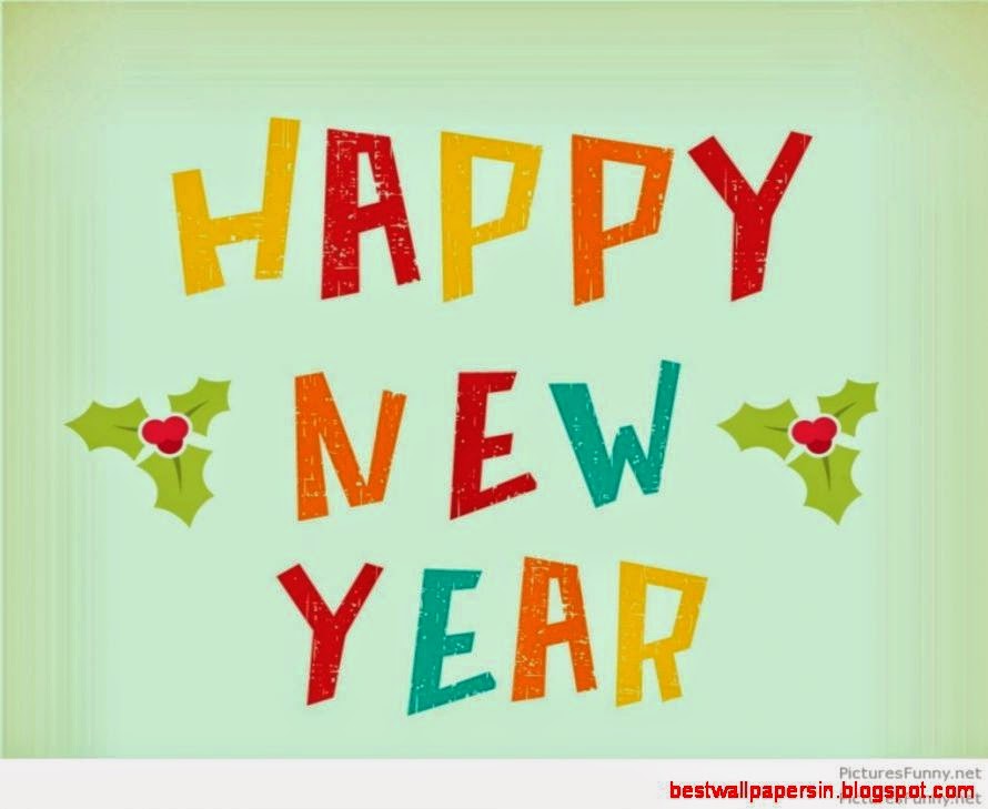 Funny writing Happy New Year 2015 image