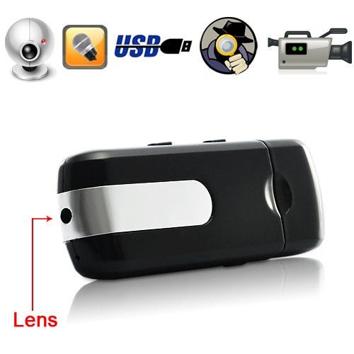 USB Flash Disk Mini DVR With HD Hidden Camera Support Motion Detection