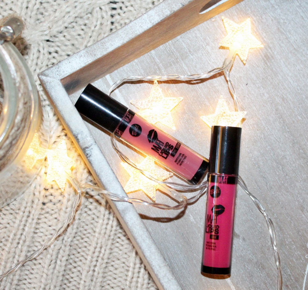 Matowe pomadki Bell Matte Liquid Lips z Biedronki Recenzja Art