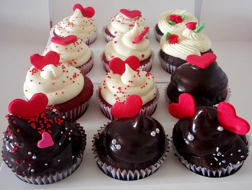 Cupcakes San Valentin, parte 4