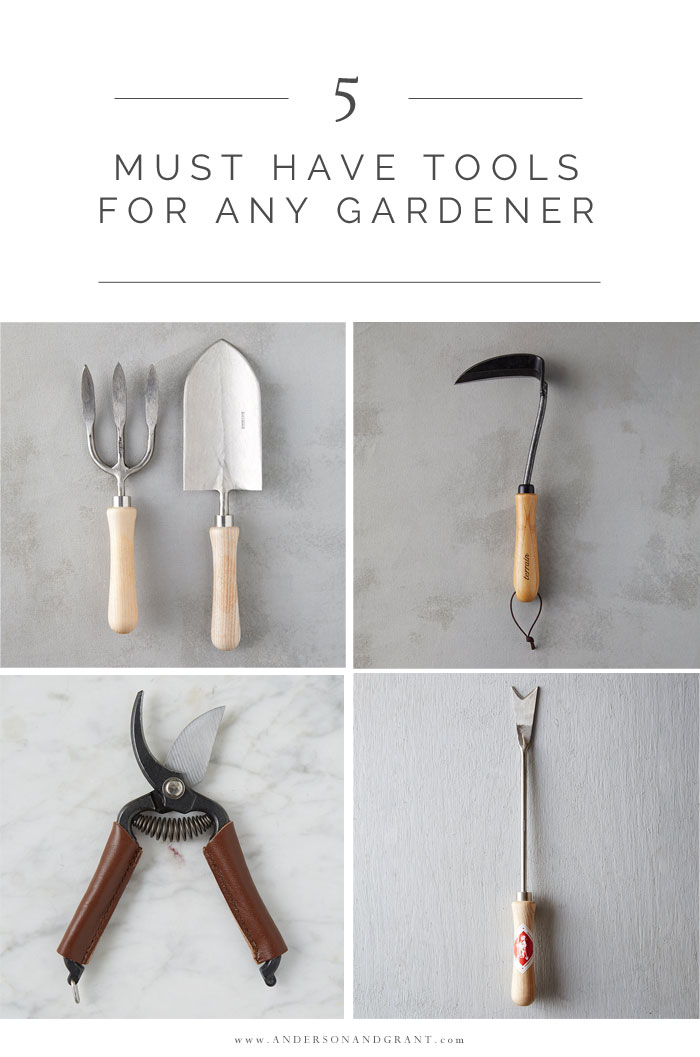Essential hand tools for any gardener