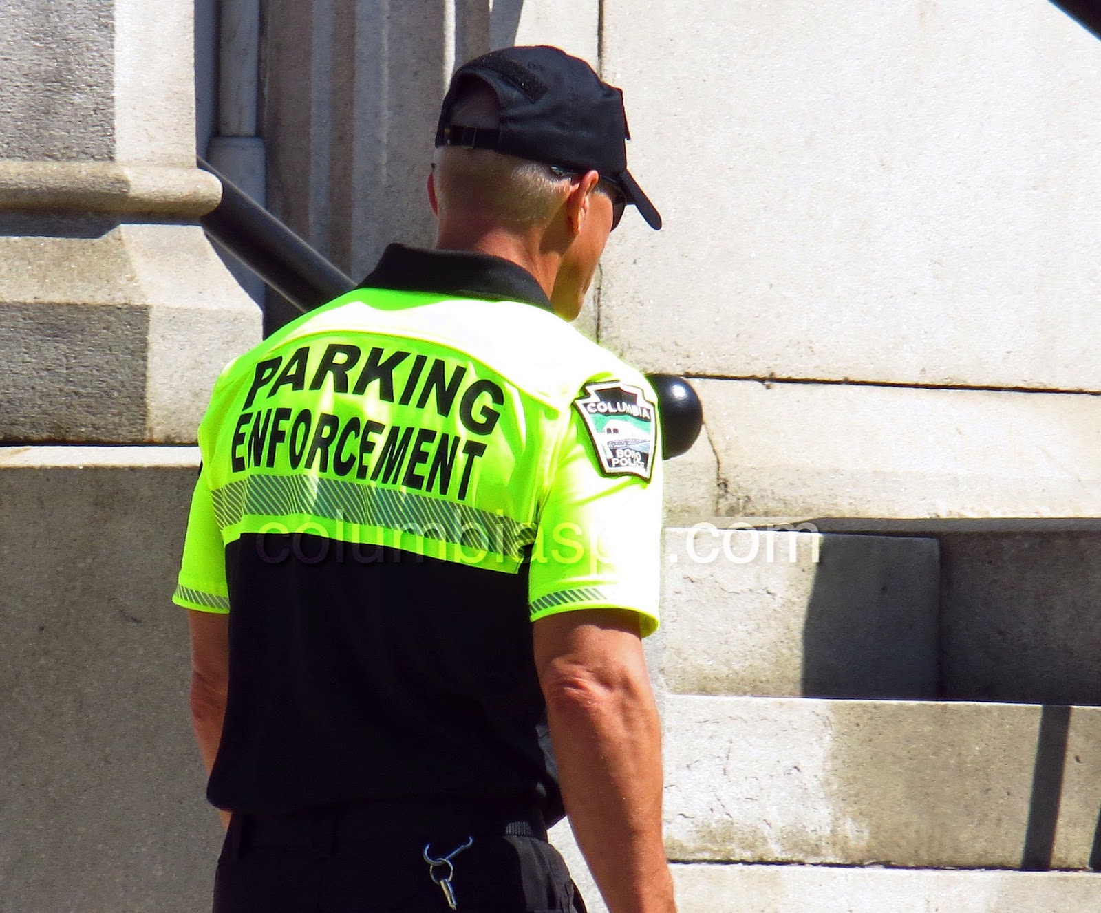 COLUMBIA SPY: New dayglo uniforms for parking enforcement officers