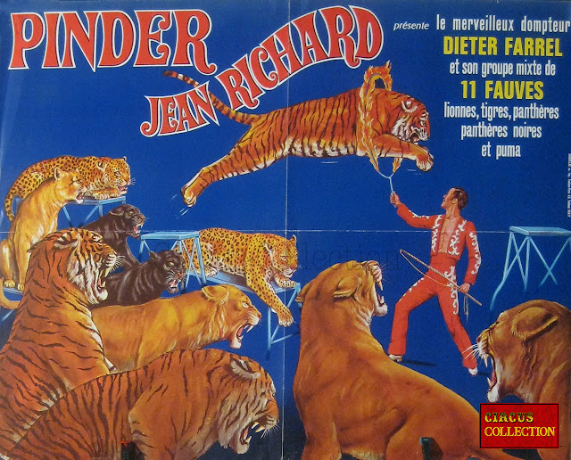 Cirque Pinder Jean Richard 1976 Dieter Farrel Collection Philippe Ros 