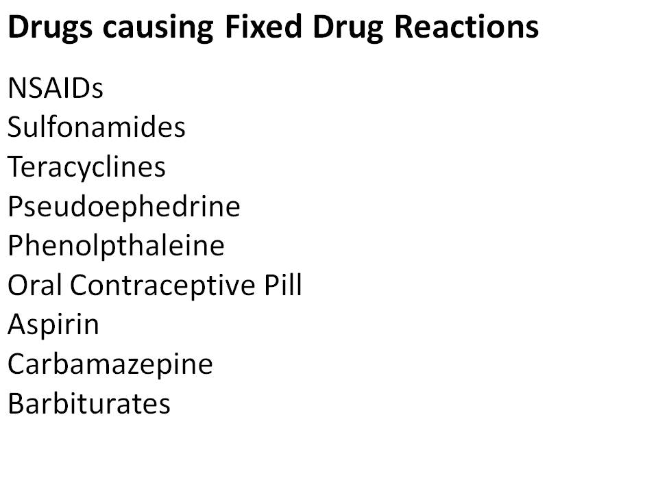Consultations in Dermatology Fixed Drug Reaction