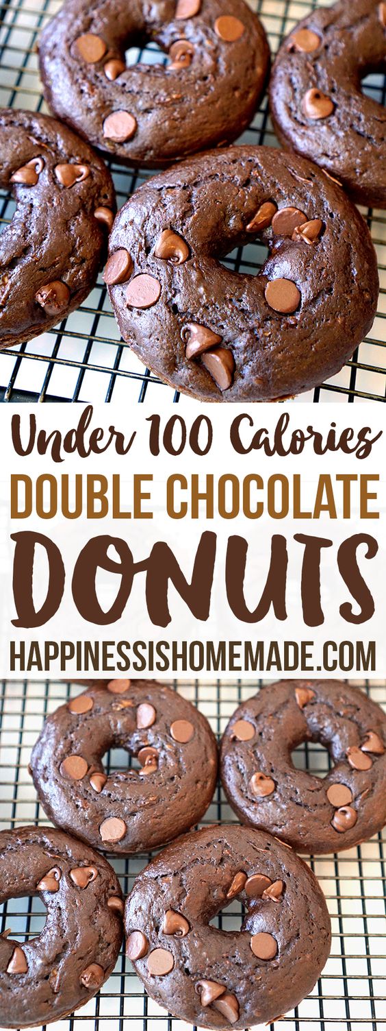Double Chocolate Zucchini Cake Donuts
