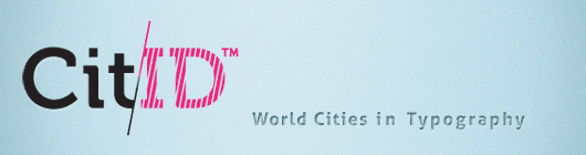 CitID: Identity of World Cities in Typography