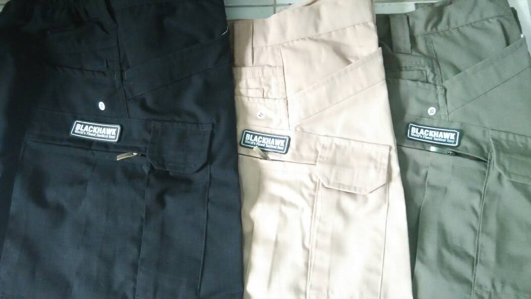 Celana Tactical Blackhawk Warna HITAM HIJAU CREM - TOKO