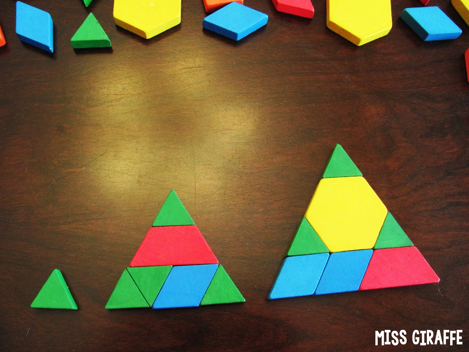 Miss Giraffe's Class Composing Shapes in 1st Grade