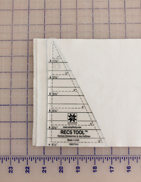 Pinwheel block tutorial using Tri-Recs rulers