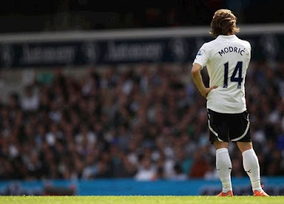 Luka Modric waits for a Real Madrid move