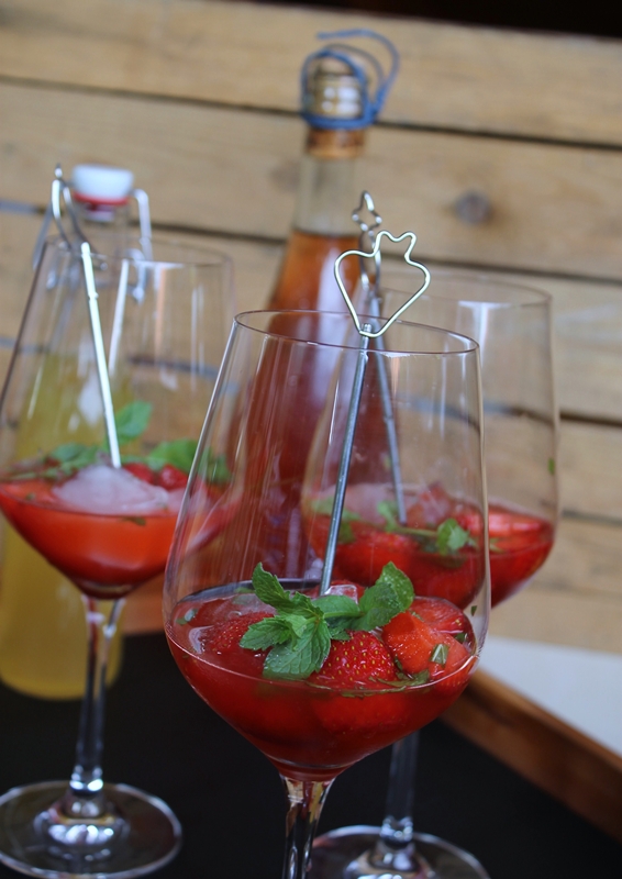 Erdbeer-Hugo | Gourmandises végétariennes | Bloglovin’