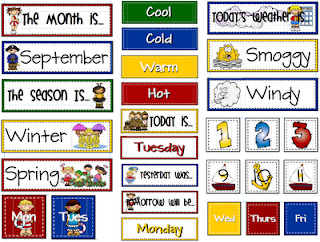 Sailing Through 1st Grade: Calendar Board