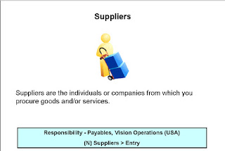 Oracle Purchasing Suppliers