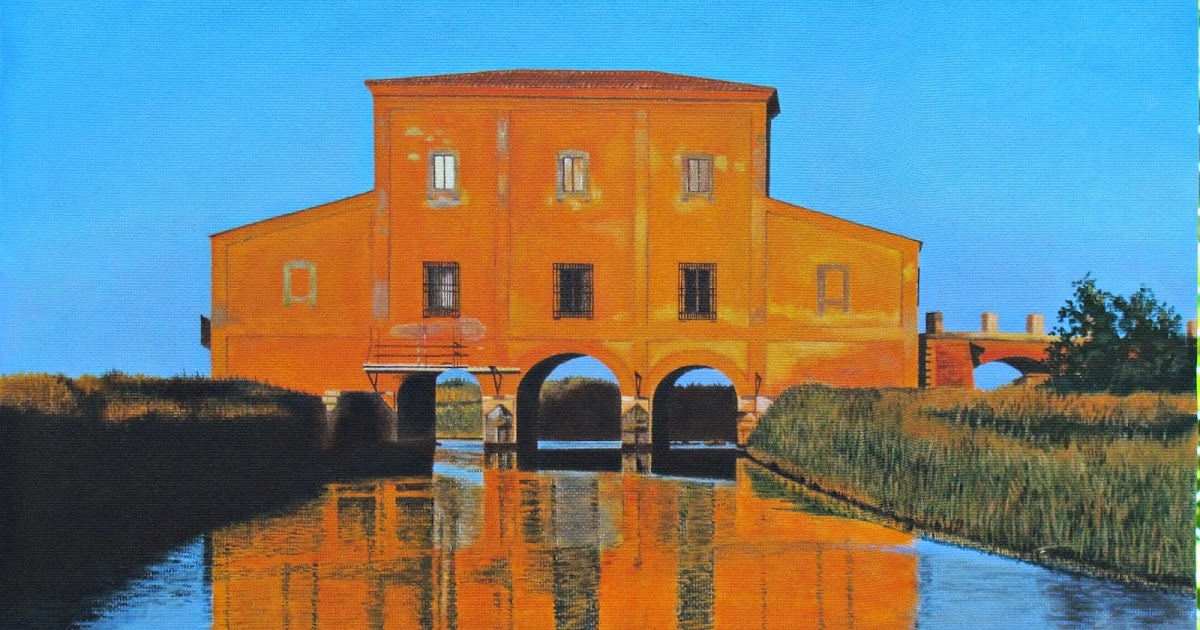 Mario Ferrari da Pappiana (Pittore) La Casa Rossa (Castiglione della Pescaia)