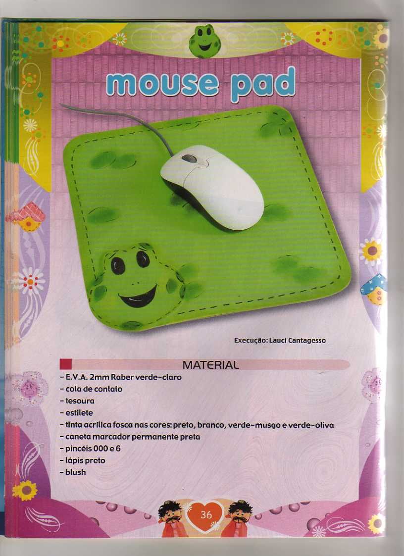 LURDINHARTES MOUSE PAD EM EVA