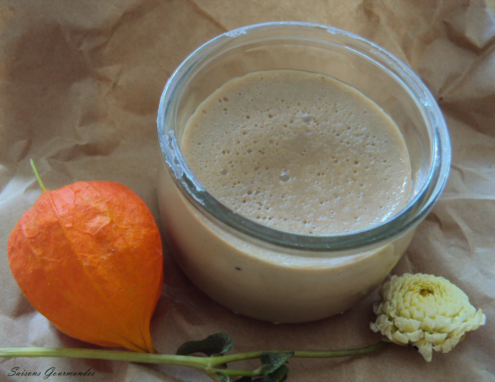 Petits pots de crème à la vanille et sucre de coco (vegan, végétalien