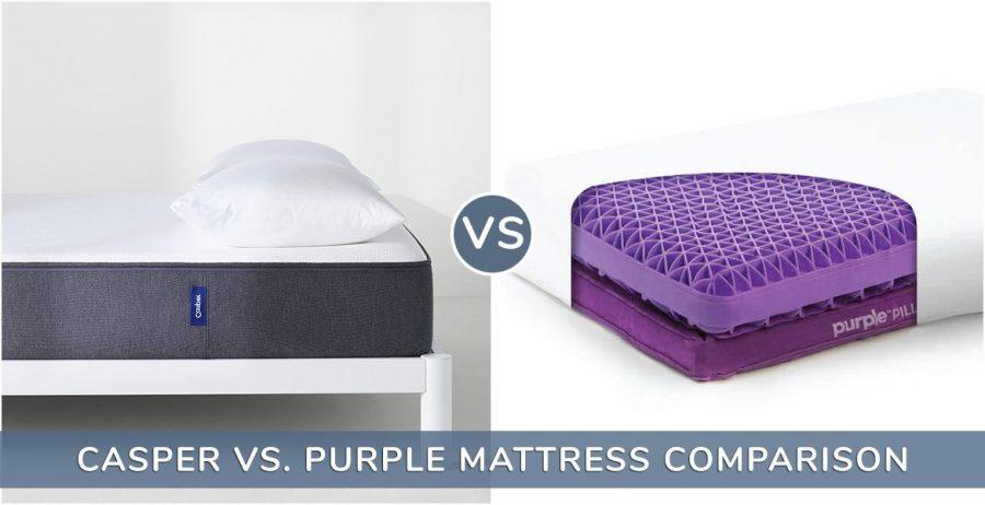 purple original mattress vs casper