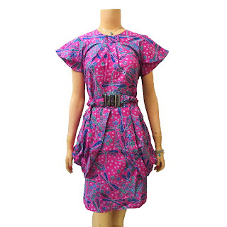 Dress Batik Motif Capung