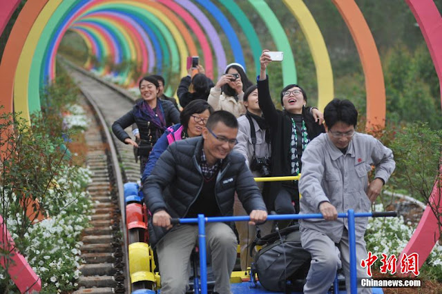 tunnel of love, terowong cinta, terowong cinta guangxi china, tempat menarik di dunia,