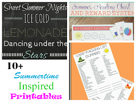 10+ summertime inspired printables
