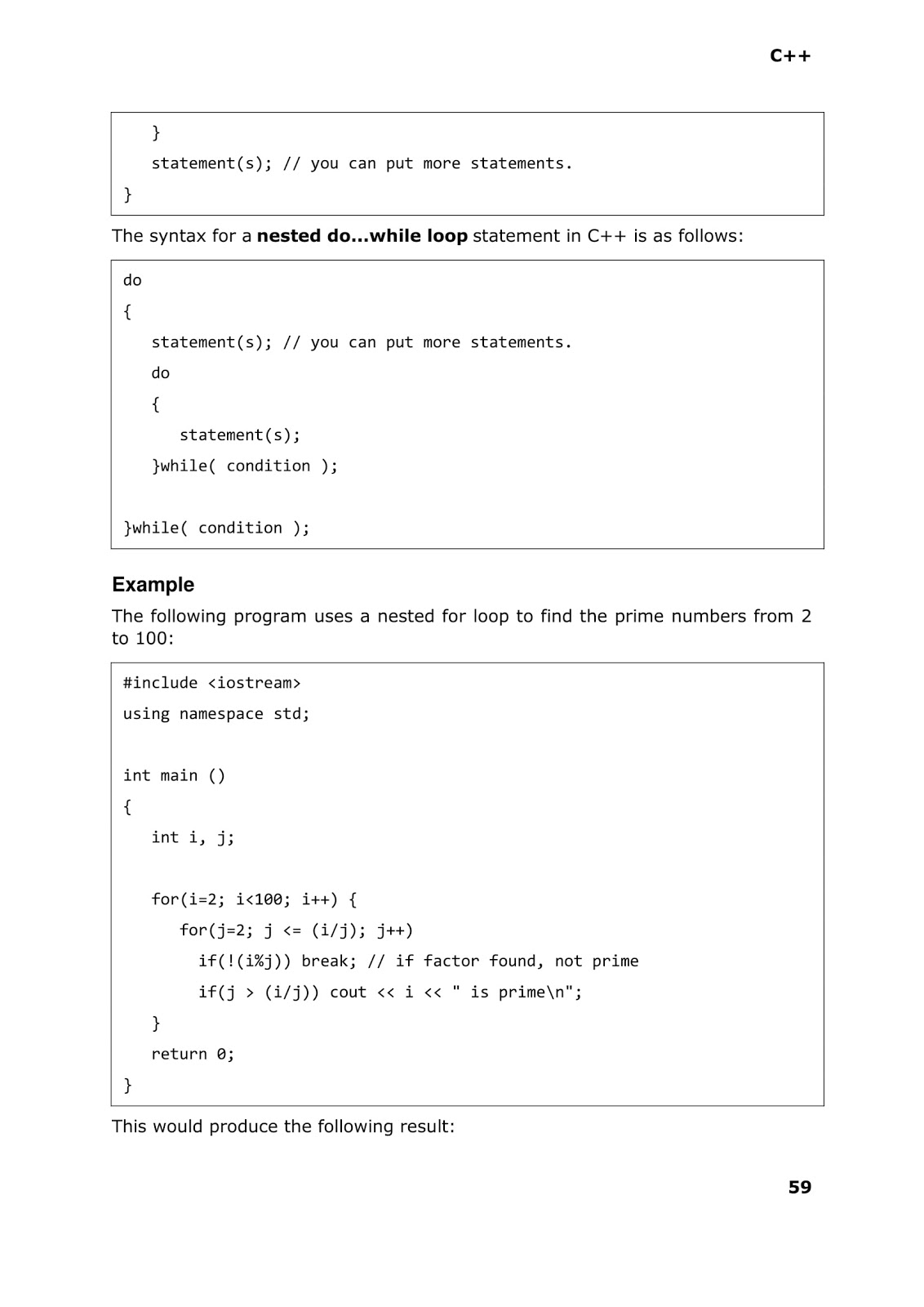 Computer Languages and Work From Home Jobs C++ LANGUAGE LOOP TYPES