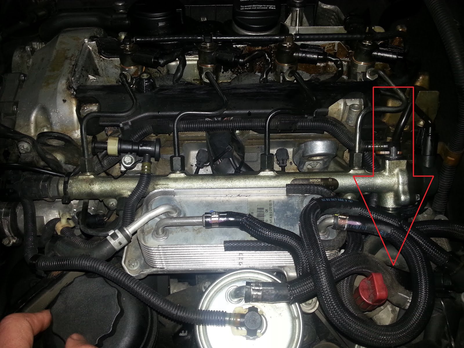 No Me Toques Los C 220 CDI, Perdida de gasoil en la rampa de inyección No Me Toques Los C 220 CDI, Perdida de gasoil en la rampa de inyección