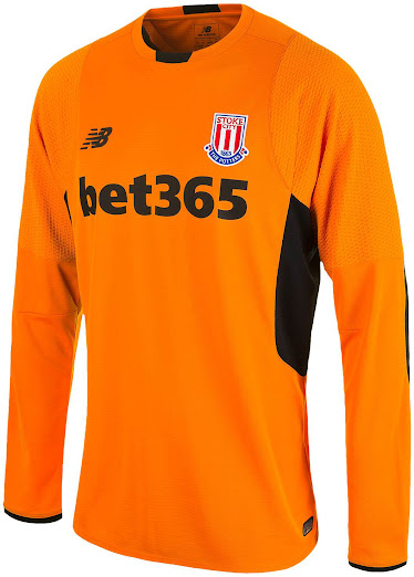 STOKE CITY L/S 2014/15 AWAY SHIRT BY WARRIOR SIZE MEN'S LARGE BRAND NEW 