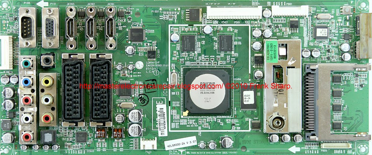 Master Electronics Repair !: REPAIR / SERVICING TV LG 42LG6000-ZA