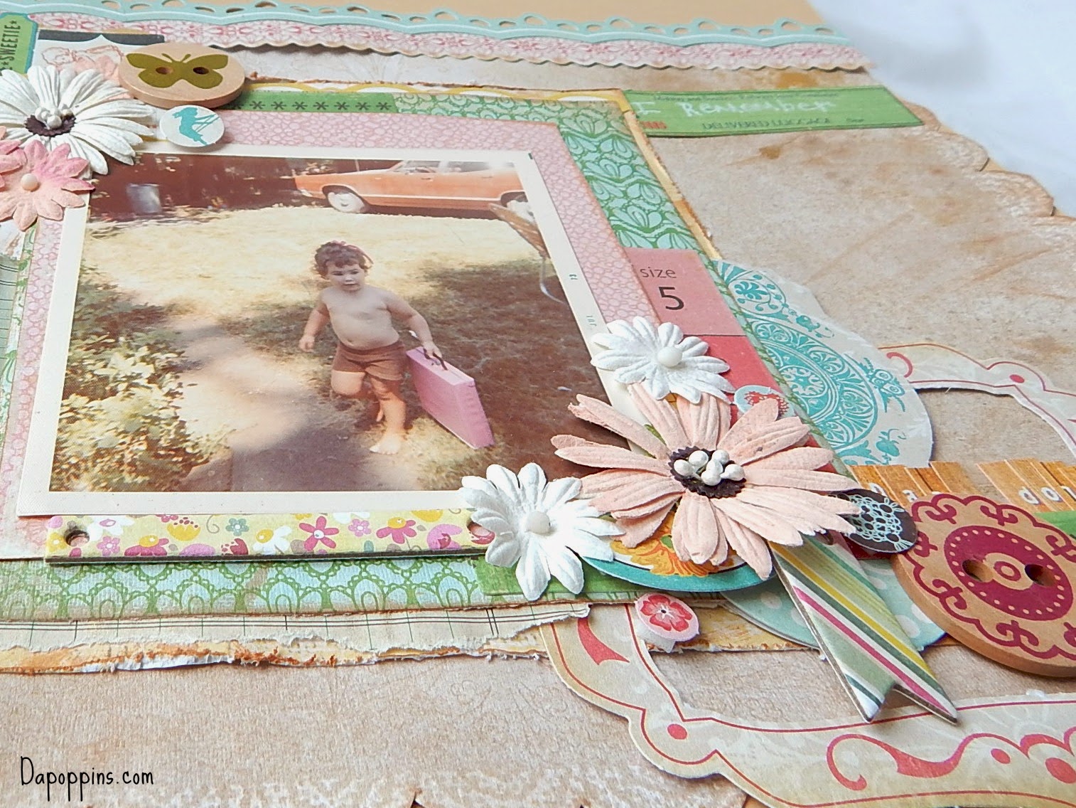 scrapbook, old photos, Dapoppins, 