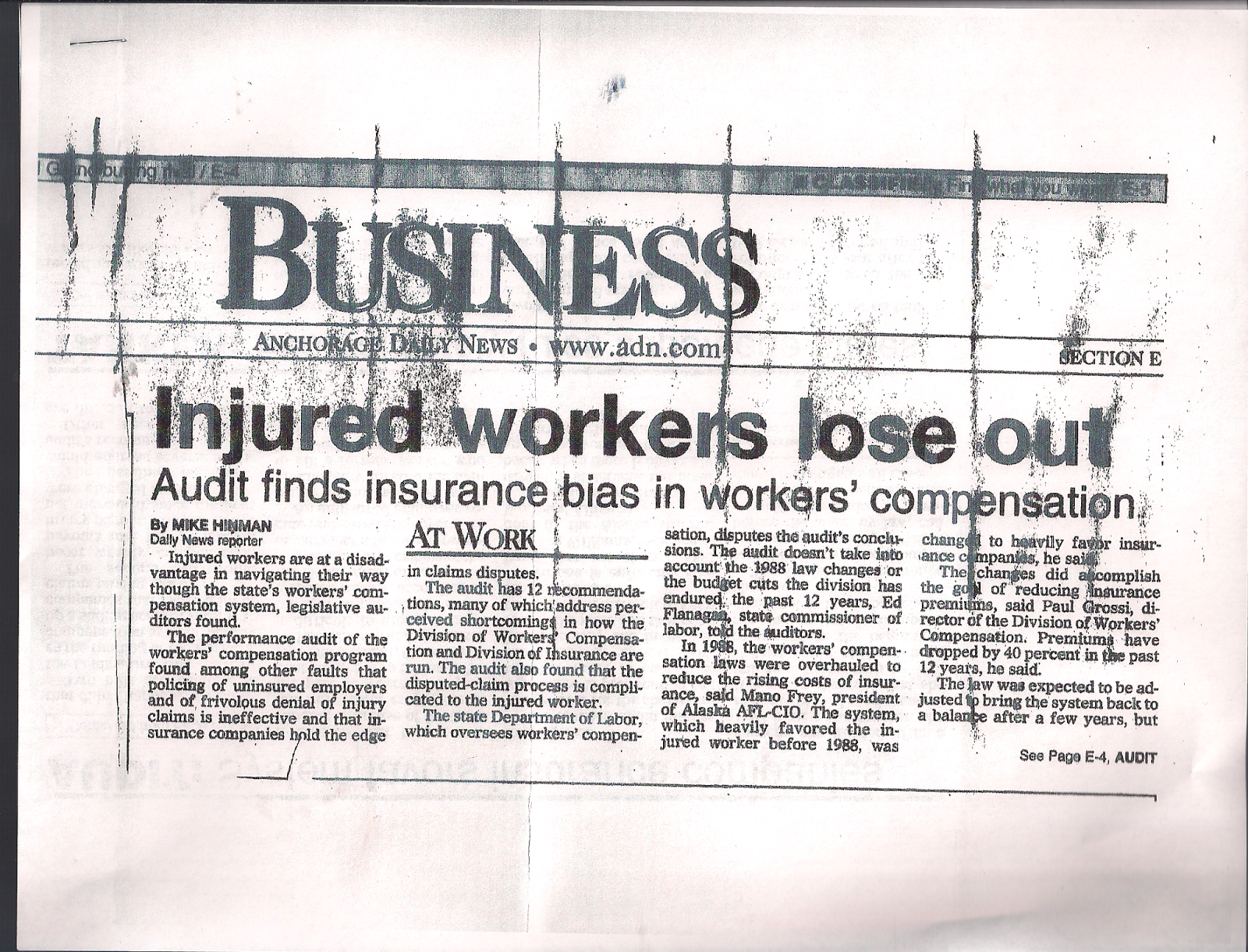 Alaska's Workers Compensation System Murder Made Legal This is the