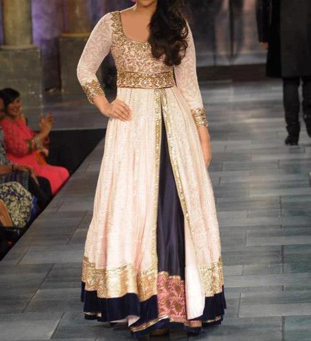 open shirt frock designs pakistani