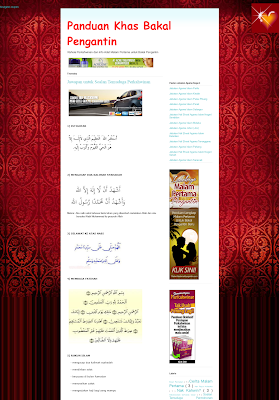 Persoalan Nikah Kahwin ~~ October 2015