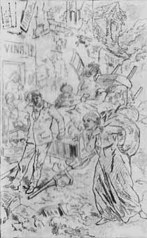 Famille fuyant la rive gauche (Gustave Doré)