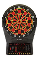 Arachnid Cricket Pro 900 Talking Electronic Dartboard with Soft Tip Darts, AC Adapter, and Operating Manual