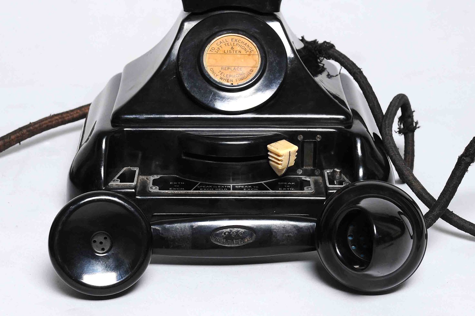 Old Vintage Museum GEC Extension Bakelite Telephone & Ringer Box Circa