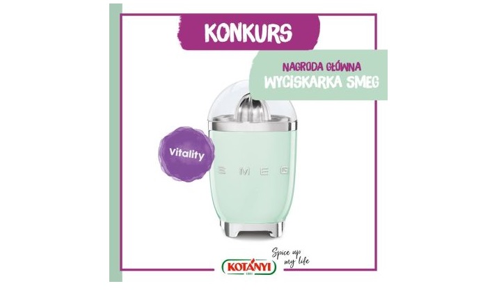 Wygraj wyciskarkę Smeg Konkurs