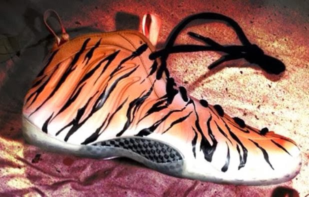THE SNEAKER ADDICT: Nike Air Foamposite One Tiger Sneaker (Images)
