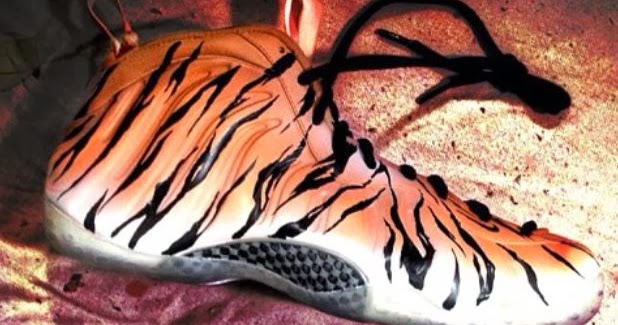 foamposite tiger stripes