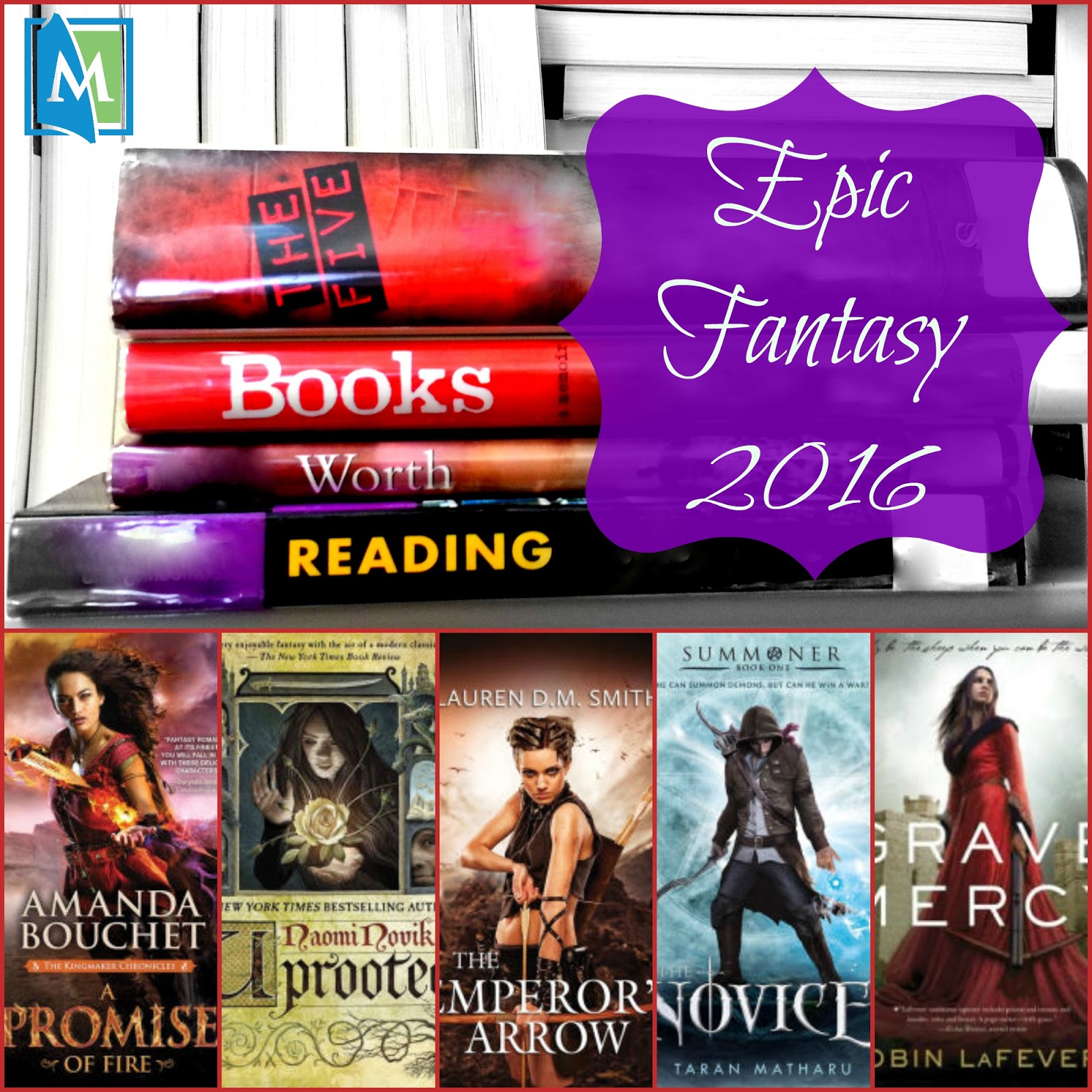 Mentor's Reader Five Books Worth Reading Epic Fantasy 2016
