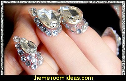 Super luxury crystal false nails art decoration nail art - party nails - gold nails - glitter nails - black and gold nails - sparkle nails - rhinestone decorations - embossed nail art sticker decals - pearl Nail Art fake nails- wedding nails - cute nails - nail art design ideas - themed nail decals - cute nail decals - cute nail stickers - dressy nails - party nail designs - bling nails - glitter nails - nail decals - rhinestone decorations - sparkle nails - Jewelry Nail Art - Diamond nail designs - nail charms - nail art bling rhinestones - nail art design ideas - embossed nail art sticker decals - nail gems
