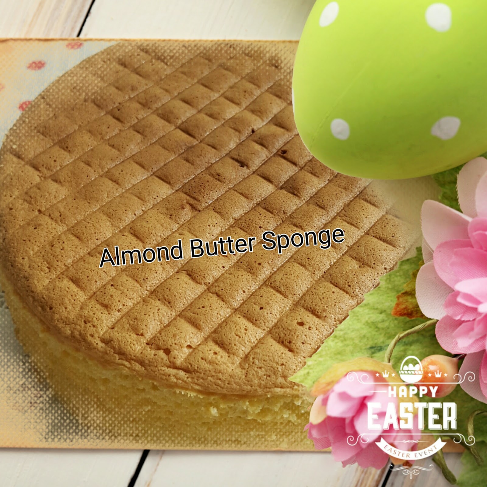 Almond Butter Sponge Cake