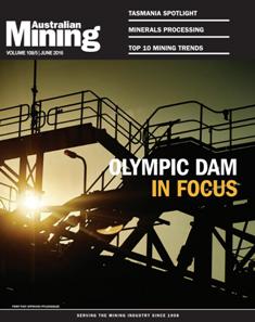 Australian Mining - June 2016 | ISSN 0004-976X | CBR 96 dpi | Mensile | Professionisti | Impianti | Lavoro | Distribuzione
Established in 1908, Australian Mining magazine keeps you informed on the latest news and innovation in the industry.