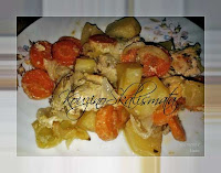 Κοτόπουλο με λαχανικά στην λαδόκολλα - by https://syntages-faghtwn.blogspot.gr
