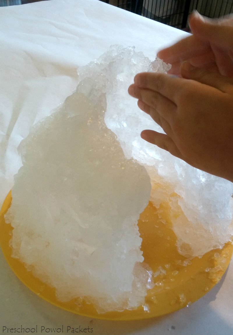 Ice Cube Igloo STEM Project! Preschool Powol Packets