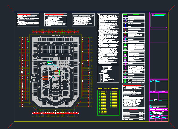 Fire Alarm AutoCAD Drawings for A Residential Building