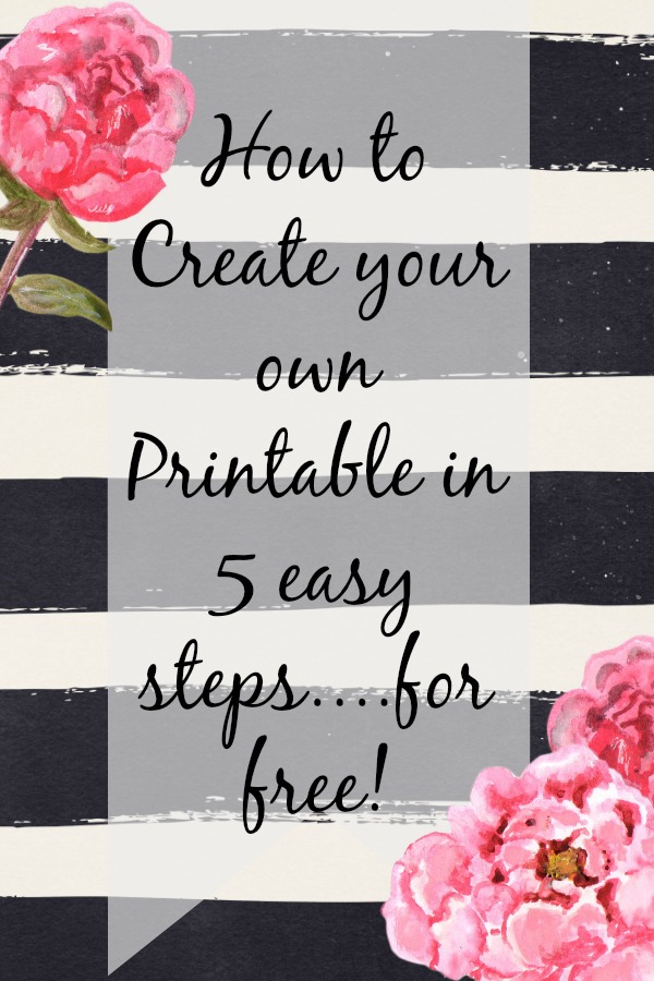The Cozy Red Cottage How to Create your own Printable in 5 Easy Steps